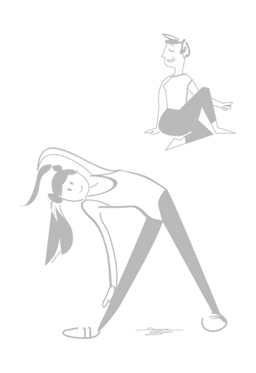 stretching